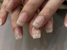 アイネイルズ 天神今泉店(I-nails)/【kanako】フレンチストーン