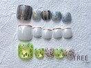 初夏フットネイル