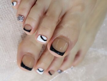 シーナリーネイル(SCENERYNAIL)の写真/【フット10本アート】お持ち込み可能デザインメニュー◎フットバス付き