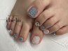 土日祝【トップネイリスト】FOOT：パラジェル/90分持ち込みアート ￥8880