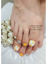 プライベート ネイルサロン マーマ(murmur)/イエローネイル