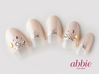 ネイルサロンアビー 北千住店(abbie)/大人フレンチ ¥10505