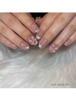 ちゅるんリボンネイル