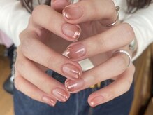 クルネ(QULNE)/ミラーフレンチネイル カラグラ