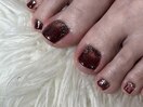 ボルドーマグネットネイル