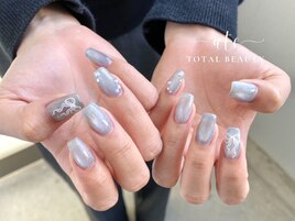 春ブルーネイル