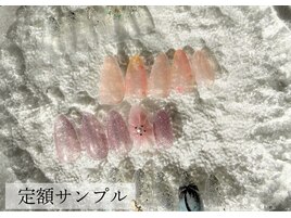 シンプルネイル×ヌーディー