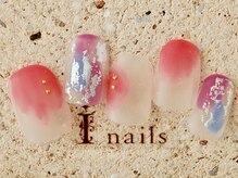 アイネイルズ 町田店(I nails)/塗りかけマット 7980円