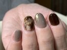 秋のニュアンスネイル