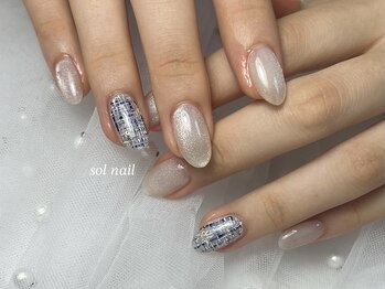 ソルネイル(sol nail)/★春ツイード★