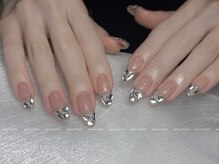 ピーチネイル 大塚(Peach Nail)/チップ長さだしx10本パーツ付け