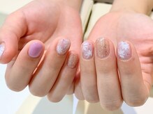 ネイルズ ララ(nails Lala)/フットとお揃いネイル。