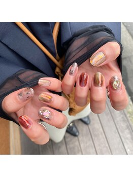 ネイルアルケー(Nail ARCHE)/クールニュアンスネイル