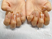 モアナ(Moana)/チェック柄×ミラーフレンチ