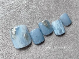 【ニュアンスフットネイル】