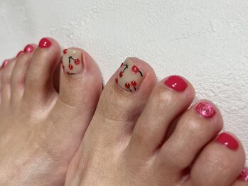 イーストハムアネーロネイル(EAST HAM anello nail)/【定額】さくらんぼ/フット/