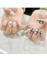 グリーディ 東山店(greedy)/チェックネイル