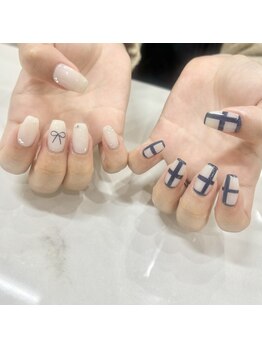 グリーディ 東山店(greedy)/チェックネイル