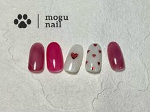モグネイル(Mogunail)/バレンタインネイル/冬ネイル