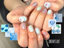 スノーフレーク(Snowflake)/定額デザイン¥8000