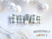 マーガレットハニー 本八幡/チェックネイル