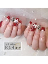 エスフィーネイルサロン リシェル(Esfy nailsalon Richer)/ボルドーネイル