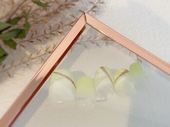 ネイルアンドアイラッシュ ブレス エスパル山形本店(BLESS)/ラインアートネイル