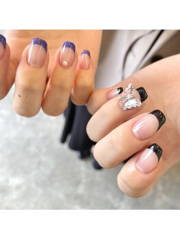 フレンチネイル（肥高）