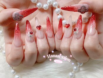 ハナアイ サロン 新大久保店(hanaai salon)/スカルプ+デザイン+ストーン9800