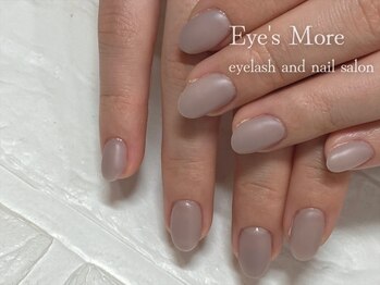 アイズモア 国立店(Eye's More)/シンプルクールマットネイル