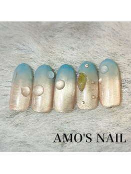アモズネイル さっぽろ東急百貨店(AMO'S NAIL)/9900円デザイン
