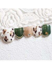 パラジェルアニマル柄ネイル