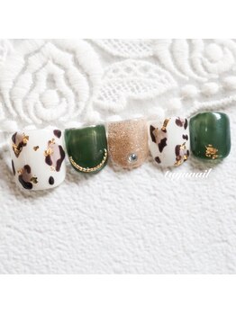 たゆ ネイル(たゆnail)/パラジェルアニマル柄ネイル