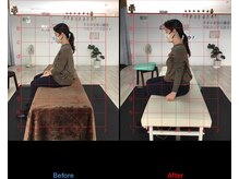 ストレチックス 近江八幡店/姿勢改善ビフォーアフター1回