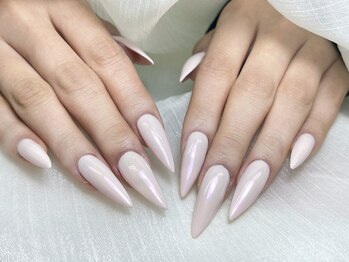 ピピーネイルズ 新宿(PIPPY NAILS)/ワンカラー＋オーロラ