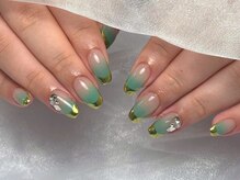 ボタネイル 近鉄八尾駅前店(BOTA NAIL)/エメラルドグラデーション