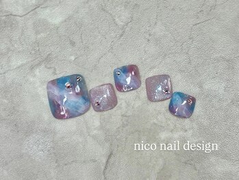 ニコネイルデザイン(nico nail design)/フットネイル