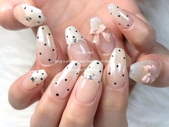 シャインアン(Shine'an)/フレンチドット×リボンパーツ