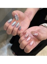 エムスラッシュ ネイル たまプラーザ(M.SLASH)/アシンメトリーネイル♪