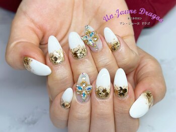 アン ジョーヌドラゴ/【自爪ネイル】ホワイトネイル