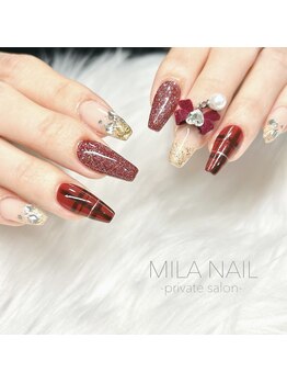 ミラ ネイル(MILA NAIL)/アート+コース◆持込パーツ