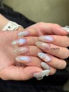 水滴アート×ジェルネイル