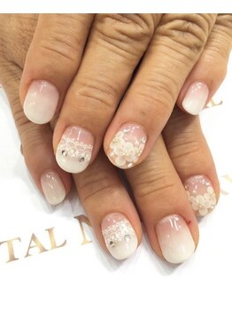クリスタルネイル ボンベルタ橘店(CRYSTAL NAIL)/レースネイル