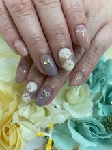 ディーネイル 天王寺(D-nail)/【田坂】アーガイルネイル☆