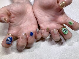 画像お持込みニュアンスネイル