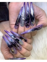 クロスネイル(CROSS nail)/パープルネイル