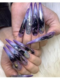 パープルネイル