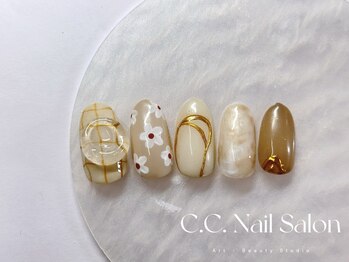 シーシーネイルサロン 池袋(C.C.Nail salon)/No.5 new design A　￥7800/75分