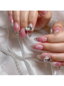 リンドネイル バイ モカ アンド ララ(Lind nail by moca and LaLa)/マグネットチーク