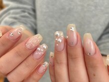 ラクエ(Laque)/ホワイトオーロラ パールネイル